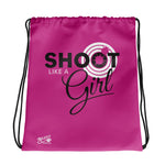 Like A Girl - Drawstring Bag (Pink)