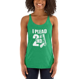 Plead The 2nd - Racerback Tank (Dark)