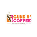 Guns N Coffee - Sticker