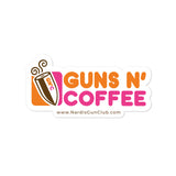 Guns N Coffee - Sticker