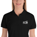 Premium Women's Polo Shirt - Black