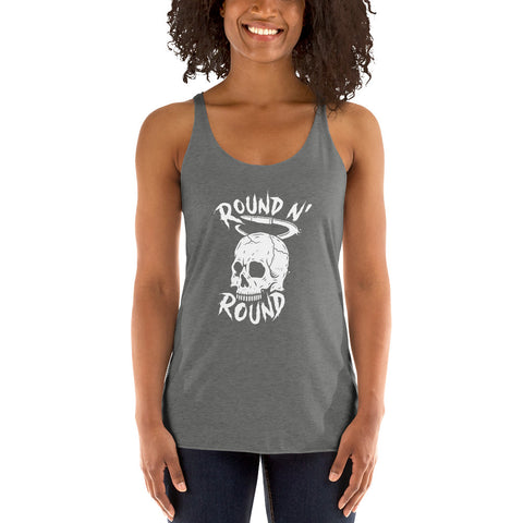 Round N Round - Racerback Tank (Dark)