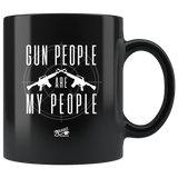 Gun People - 11oz Black Coffee Mug