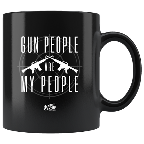 Gun People - 11oz Black Coffee Mug