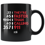 Faster Than - 11oz Black Coffee Mug