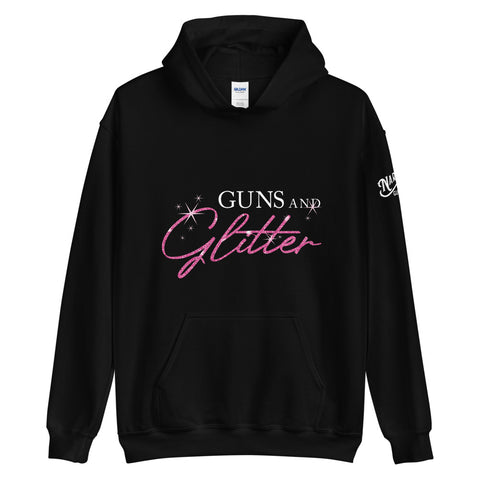 Gun N Glitter (01) - Hoodie (Dark)