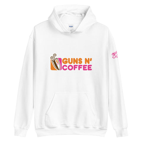 Guns N Coffee - Hoodie (White)