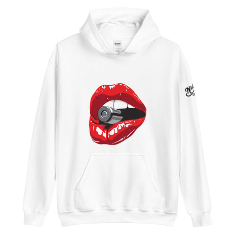 Lips - Hoodie (White)