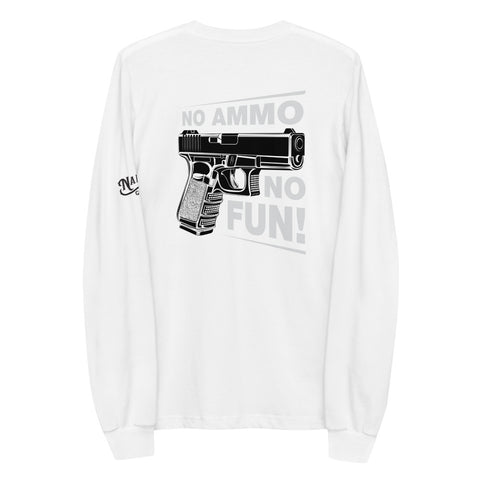 No Ammo - Long Sleeve Shirt (White)