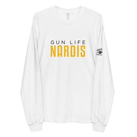 Nardis Gun Life - Long Sleeve Shirt (White)