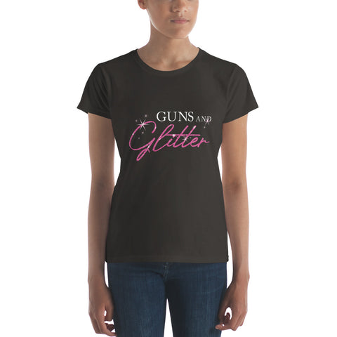 Guns N Glitter - Fit T-Shirt (01)