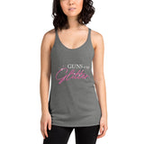 Guns N Glitter 01 - Racerback Tank