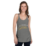 Guns N Glitter 02 - Racerback Tank