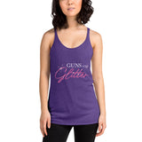 Guns N Glitter 01 - Racerback Tank