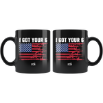 Got Your Six 02 - 11oz Black Coffee Mug